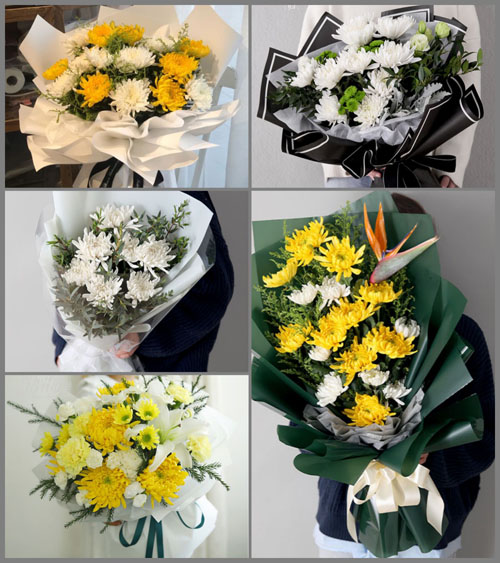 重庆云阳县宝坪镇白事花束代送